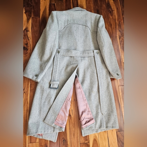 IL Classico grey wool trench jacket - Picture 5 of 16